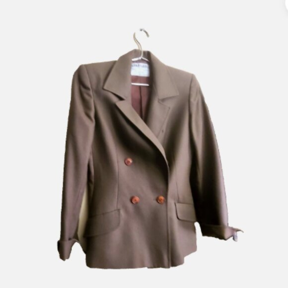 3 VINTAGE JAEGER BUNDLE WOMENS BLOUSE SKIRT BLAZER 32" 6 - Picture 2 of 5